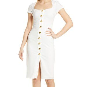 Black Halo Akira Pearl Sheath Dress 6, 8